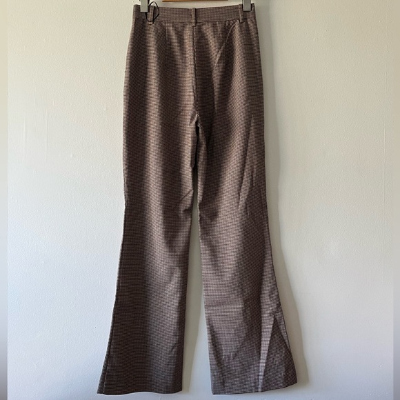 YAS Houndstooth Flared pants - Picture 4 of 4